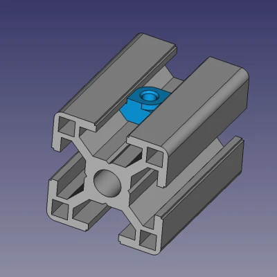 Đai ốc T cho thanh nhôm Prusa Mini (rãnh 8, loại B, ren M4)