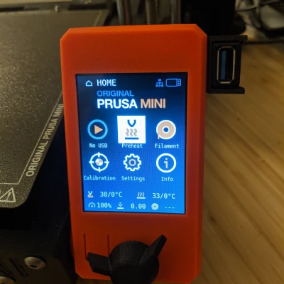 Vỏ Hộp Hiển Thị Prusa Mini Có USB