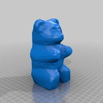 Gấu Gummy Low Poly