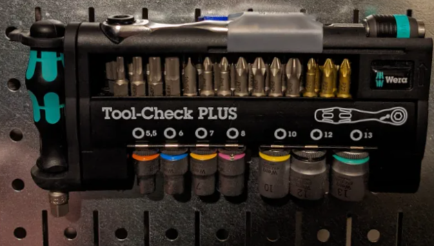 Giá đỡ treo tường Wera Tool-Check hoặc Pegboard (IKEA Skadis / Wall Control)