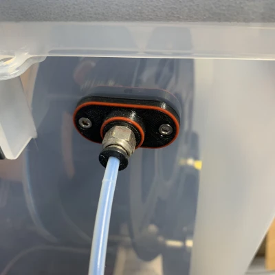 Bộ Phận Nối PTFE Có Bộ Lọc Cặn Cho Hộp Sấy Sợi Nhựa Kín Khí Máy In 3D