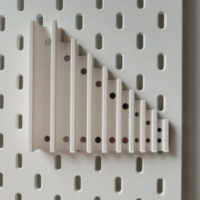 Giá đỡ nam châm cho chìa khóa Wera trên bảng ghim Ikea Skadis