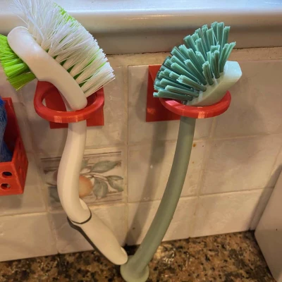 Giá đỡ Bàn chải Rửa Bát Gắn Tường