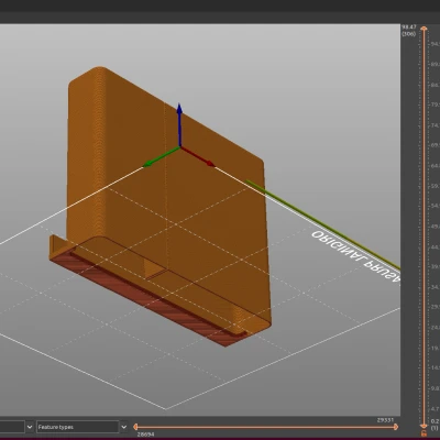 Hộp Đựng Bút Chì & Bút Sáp Treo, Chia Đôi Không Đối Xứng