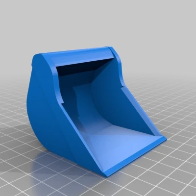 Xẻng đào rãnh cho máy xúc Bruder