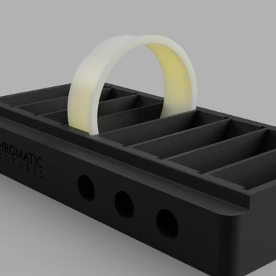 Giá đỡ Vòng Iris Kênh Đơn Preston (8 Vòng)