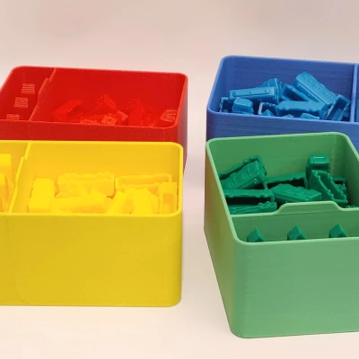 Hộp Tổ Chức cho Board Game Ticket to Ride (Zug um Zug)