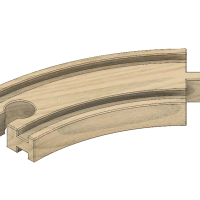 Đường ray cong "E1" tiêu chuẩn tương thích Brio