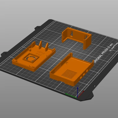 Cập nhật Vỏ case Pi-4 với PoE+ Hat