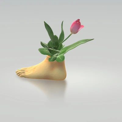 CHẬU CÂY HÌNH BÀN CHÂN