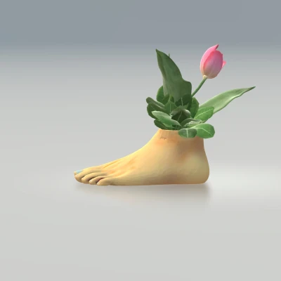 CHẬU CÂY HÌNH BÀN CHÂN