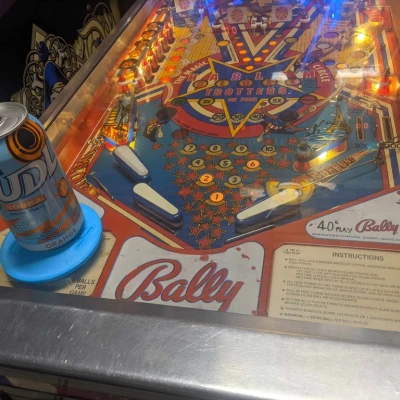 Đế lót ly Logo Bally, Williams & Gottlieb Pinball