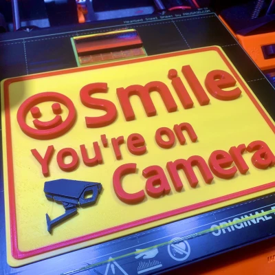 Biển Báo "Cười Lên - Bạn Đang Bị Quay Phim"