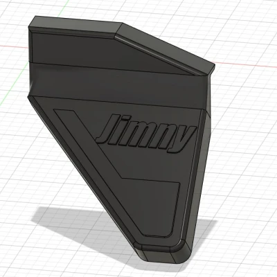 Ốp che cáp chống mờ kính sau cho Suzuki Jimny JB64 JB74