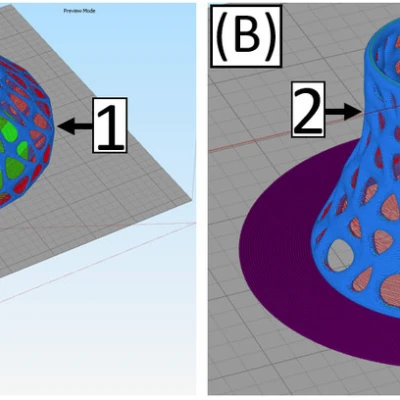 Chân đế / Bình cắm hoa cho cây không khí