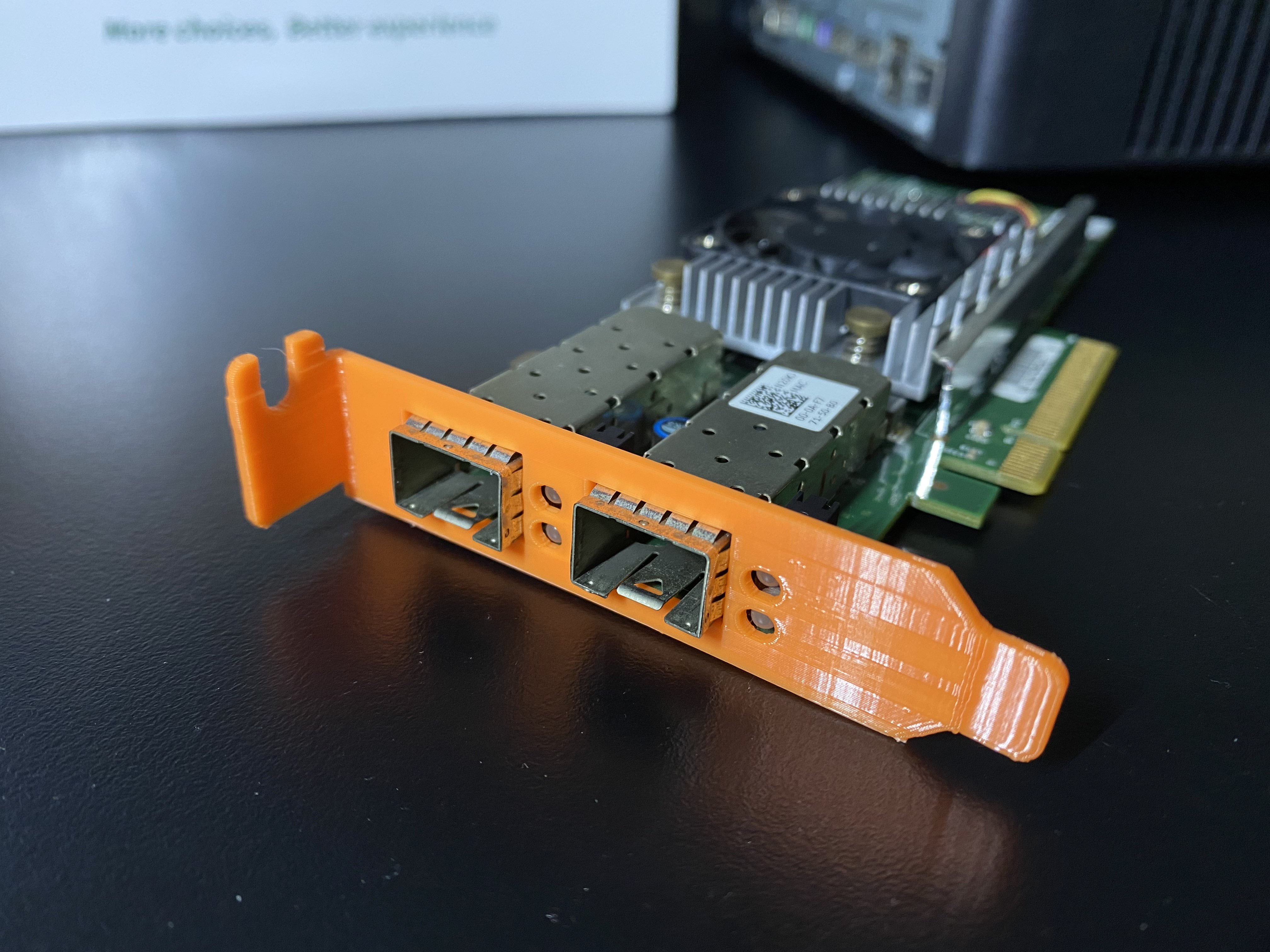 Giá đỡ Cổng Kép 10Gbps SFP+ Card Dell QLogic 57810S Cấu hình Thấp