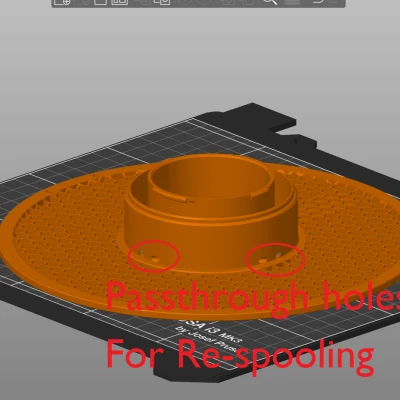 Giá Đỡ Ống Chỉ Tái Sử Dụng Bambu Lab Hex Remix