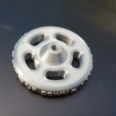 Bánh xe căn chỉnh mặt bàn có chèn đồng cho các mẫu Anycubic Mega