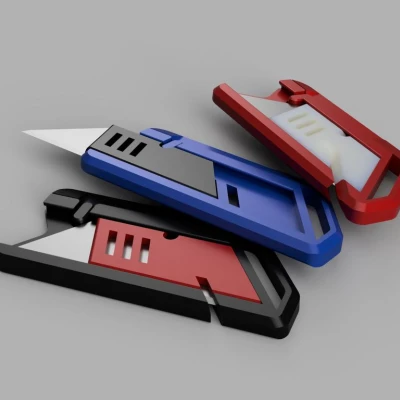 Dao Móc Khóa - Giá Đỡ Lưỡi Dao Tiện Ích - Dao Cắt Giấy