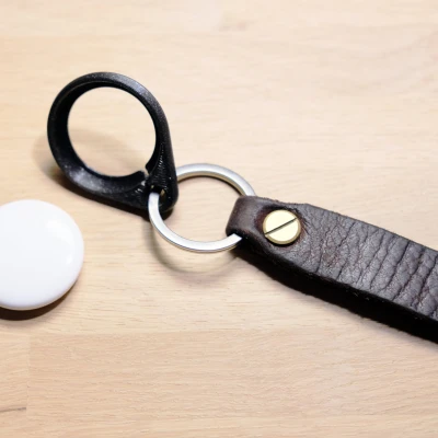 Giá đỡ Airtag chắc chắn cho móc khóa / vòng chìa khóa