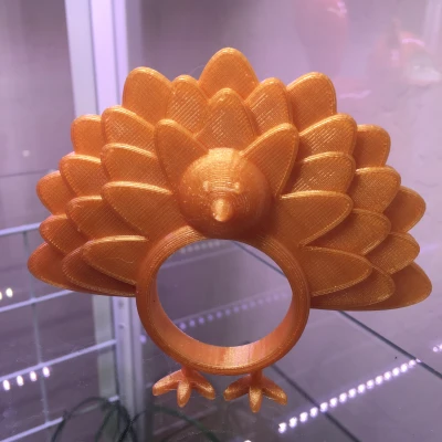 Nhẫn Đựng Khăn Ăn Hình Gà Tây Lễ Tạ Ơn