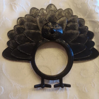 Nhẫn Đựng Khăn Ăn Hình Gà Tây Lễ Tạ Ơn