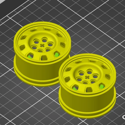 Bánh xe thép cho Xe Land Rover Lego