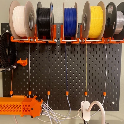 Giá Đỡ PTFE IKEA SKÅDIS Tái Thiết Kế Khóa Xoay