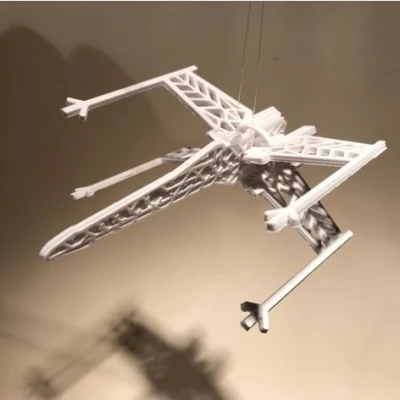 Mô hình X-Wing Snowflake Kit Card Trang trí Giáng sinh