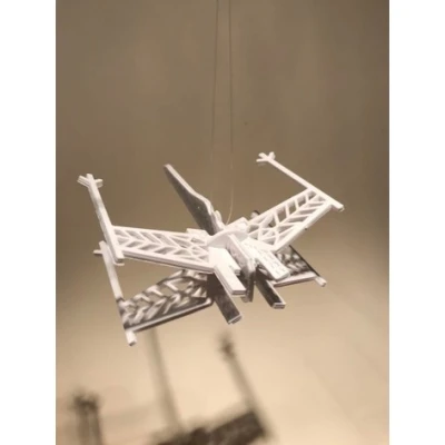 Mô hình X-Wing Snowflake Kit Card Trang trí Giáng sinh