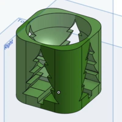 Cốc Đựng Trứng Hình Cây Thông Noel