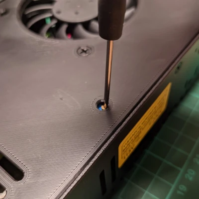 Vỏ che nguồn SOVOL SV06 cho quạt 70mm im lặng và bộ chuyển đổi buck (CHENGLIANG P360W24V)