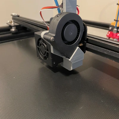 Ống dẫn quạt 5015 đơn giản cho Ender 5 Plus