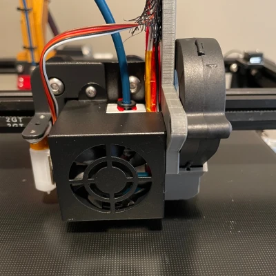 Ống dẫn quạt 5015 đơn giản cho Ender 5 Plus