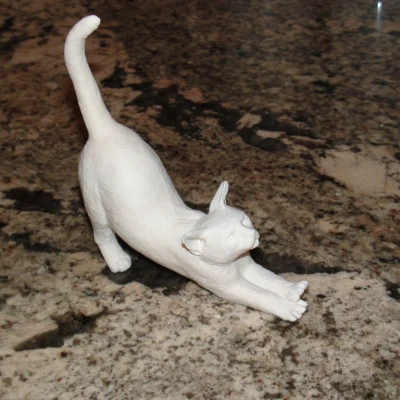 Tượng Mèo Vươn Vai