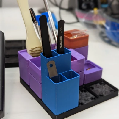 Giữ Tăm & Thước Đo Feel Gauge Cho Máy In Gridfinity