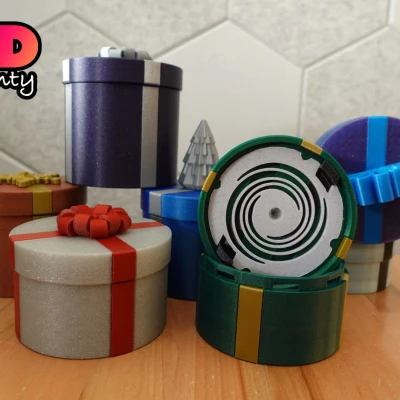 Hộp Quà Vặn Khóa Hình Trụ - Tiêu Chuẩn