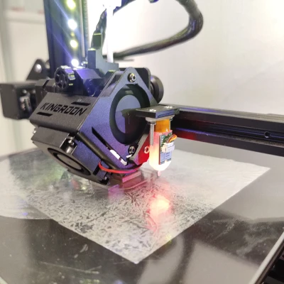 Ngàm gắn BL-touch vào Bộ đùn trực tiếp Kingroon E3DY