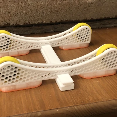 Con lăn cuộn dây tóc có vòng bi 608 - Thanh ray thẳng hàng