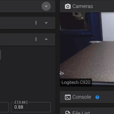 Giá đỡ trục Z cho Logitech C920 trên Ender 3 S1 Pro