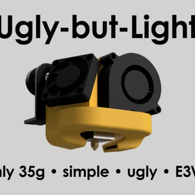 Ugly-but-Light • Quạt Tản Nhiệt Cho Ender 3 V2