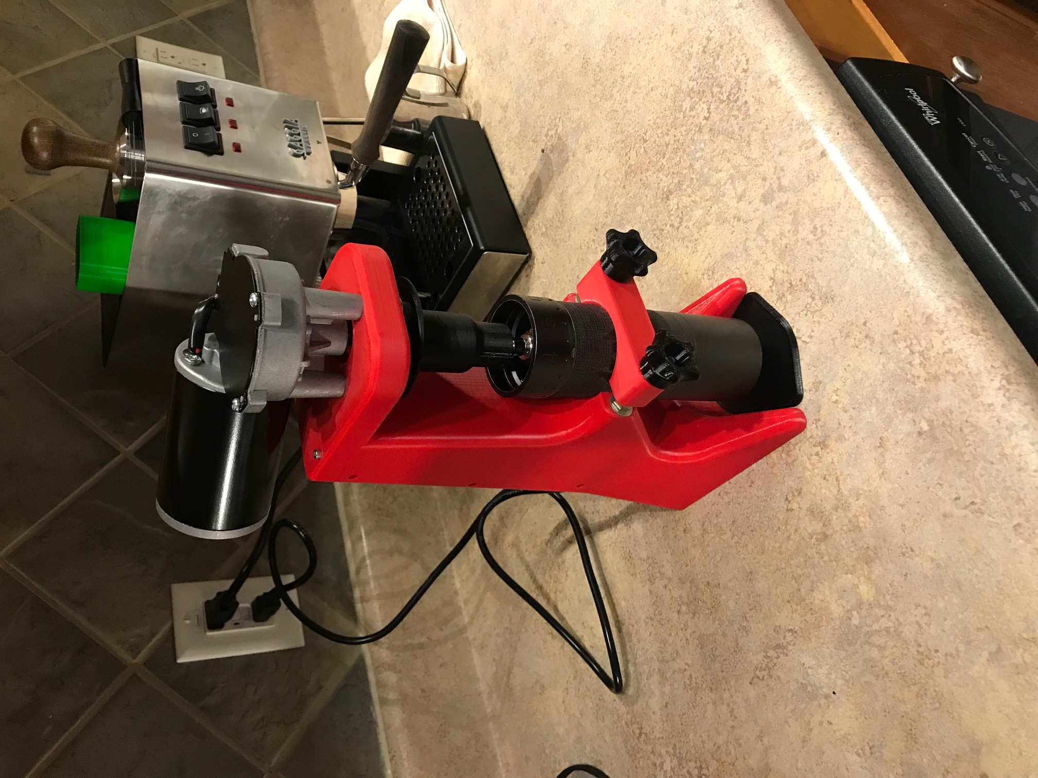 Chuyển đổi máy xay cà phê thủ công J-Max sang điện