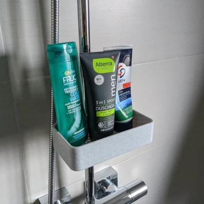 Kệ phòng tắm dạng tổ ong (Gắn cột phòng tắm)