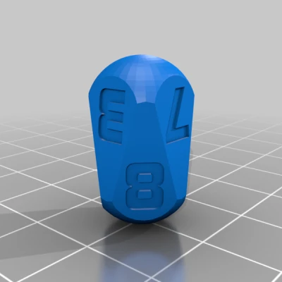 Xúc xắc hình thùng với đầu hình cầu