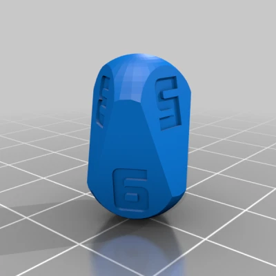 Xúc xắc hình thùng với đầu hình cầu