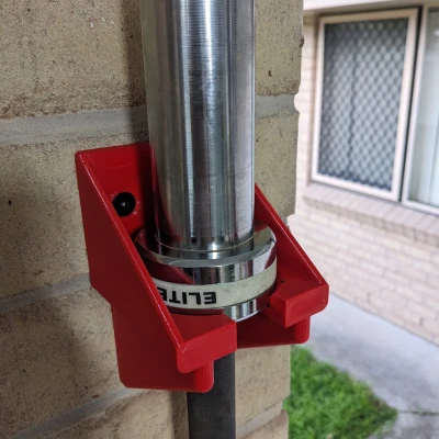 Giá đỡ tạ Olympic treo tường thẳng đứng + Bộ phận chống va đập