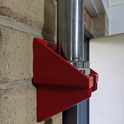 Giá đỡ tạ Olympic treo tường thẳng đứng + Bộ phận chống va đập