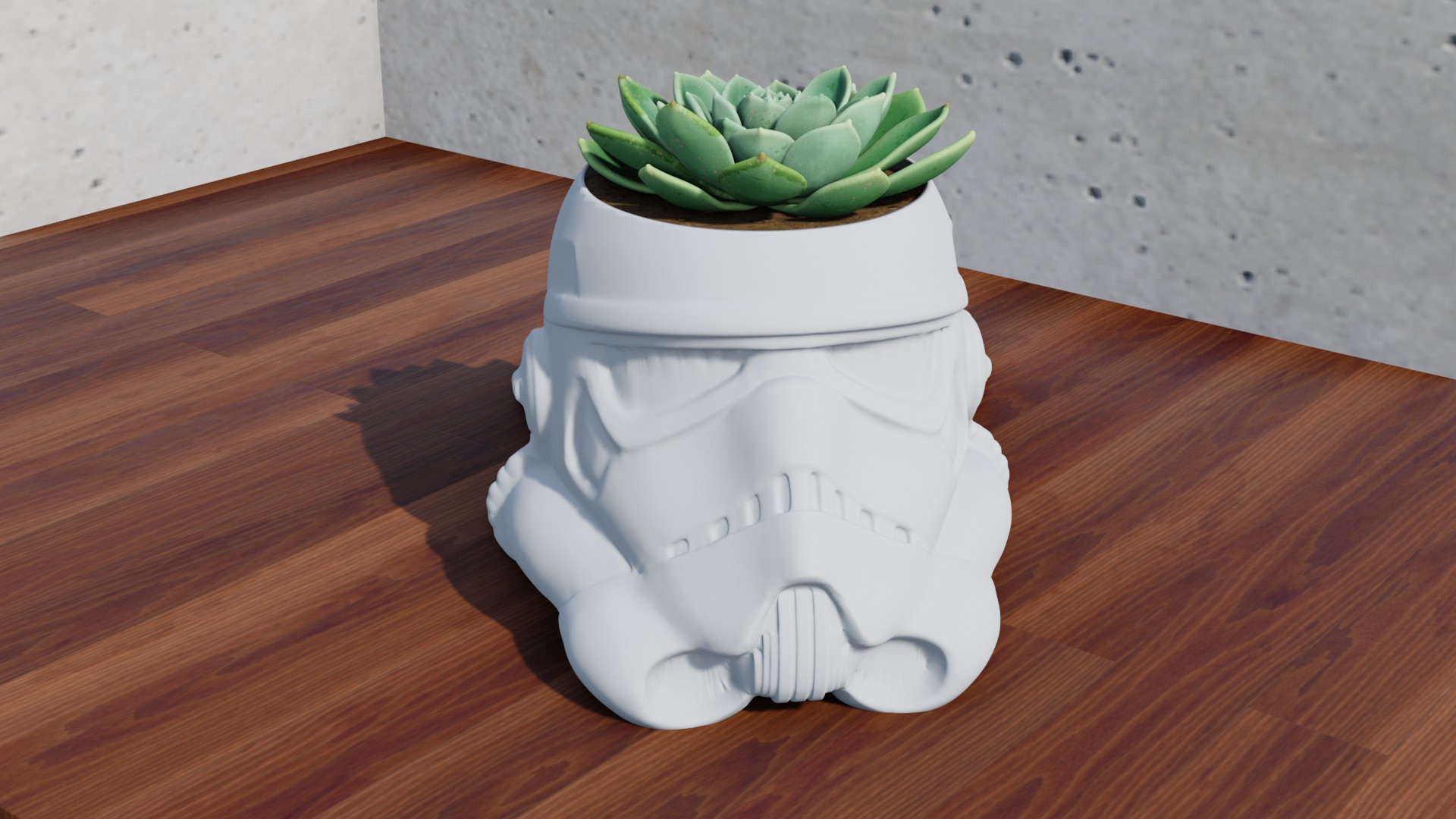 Chậu Cây Mũ Bảo Hiểm Stormtrooper