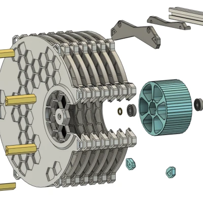 Stern-Wheeler: Bộ Đệm Sợi Nhựa Đa Vật Liệu