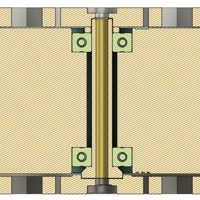Stern-Wheeler: Bộ Đệm Sợi Nhựa Đa Vật Liệu